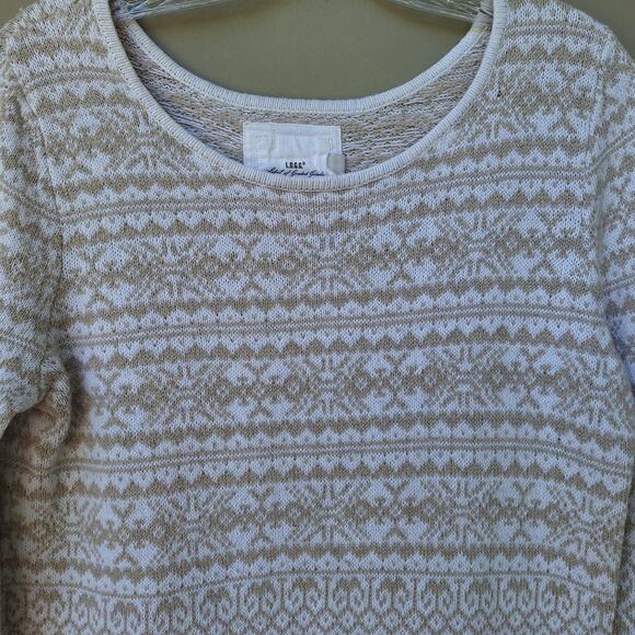 L.O.G.G. H&M Women's Cotton Viscose Angora Sweater Beige-Tan White Size S - Picture 10 of 14